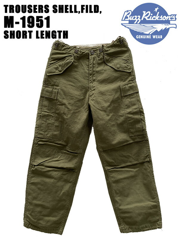 BUZZ RICSON'S(Хꥯ)TROUSERS SHELL,FILD,M-1951 SHORT LENGTH / BR41962 / 