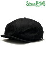 Sugar Cane (シュガーケーン)10oz DENIM APPLEJACK CAP Lot.No.SC02705-119)BLACK 日本製