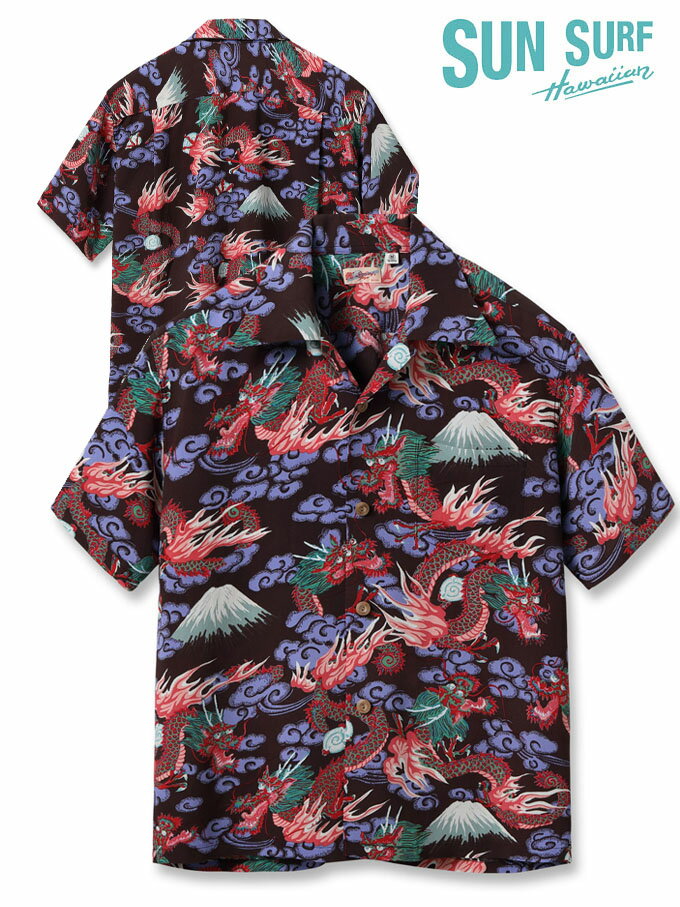 SUNSURF サンサーフ アロハシャツ 2024年モデル SUN SURF RAYON HAWAIIAN SHIRT “TEAM OF DRAGONS””Lot No. SS39227 東洋エンタープライズ　SUN SURF(サンサーフ)