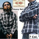 BIG MIKE ネルシャツ オンブレ HEAVY FLANNEL SHIRTS 50 039 s BUFFALO CHECK ビッグマイクネルシャツ ヘビーネル カジュアル アメカジ オンブレーチェックシャツ 101935201 ブラックxグレー Mサイズ Lサイズ XLサイズ送料無料 ポイントUp 春の長袖コーデ