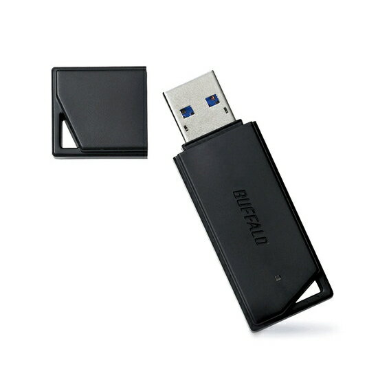 バッファロー USB3.1/USB3.0対応 USBメモリー RUF3-K128GB-BK 128GB ブラック 安心・簡単暗号化 小型・軽量 USBメモリー