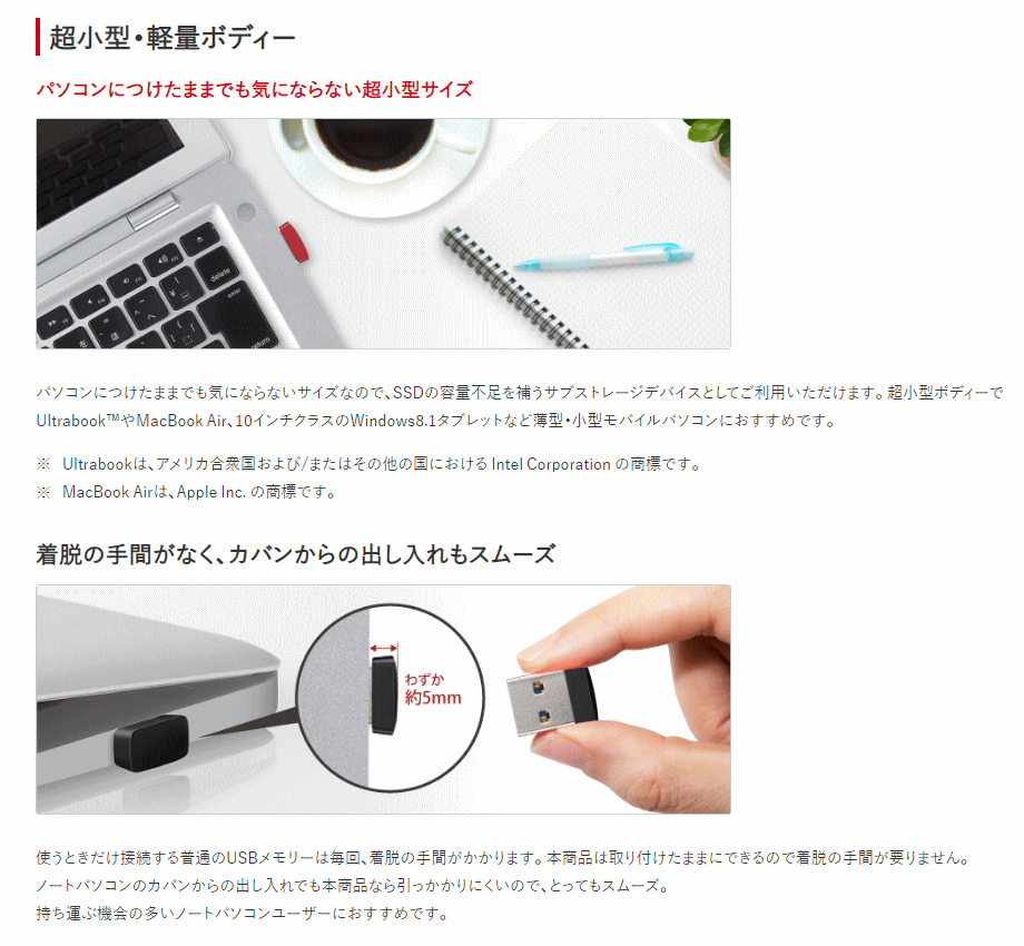 フラッシュメモリー関連 USB2.0メモリ UFD-SL8GWN オススメ 送料無料