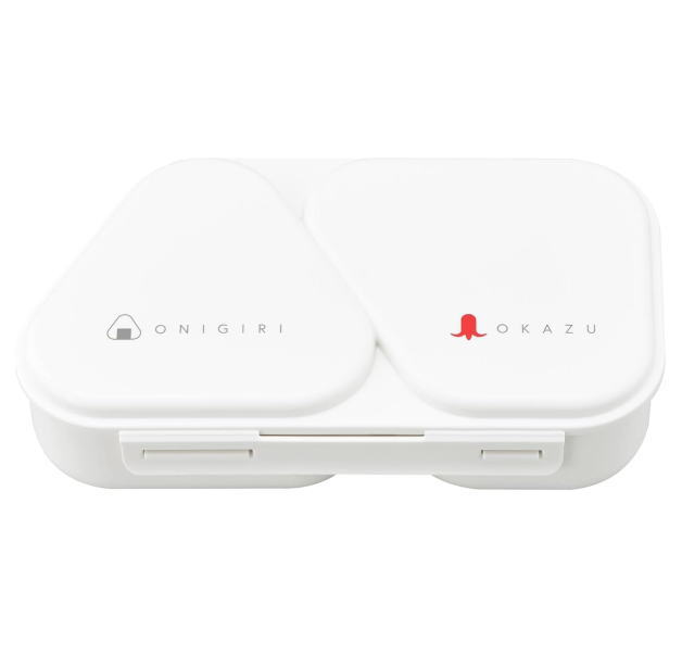 おにぎりランチケース ホワイト おにぎり おにぎらず おかずも入る 簡単 携帯 抗菌 日本製 LS-15【オススメ】のサムネイル