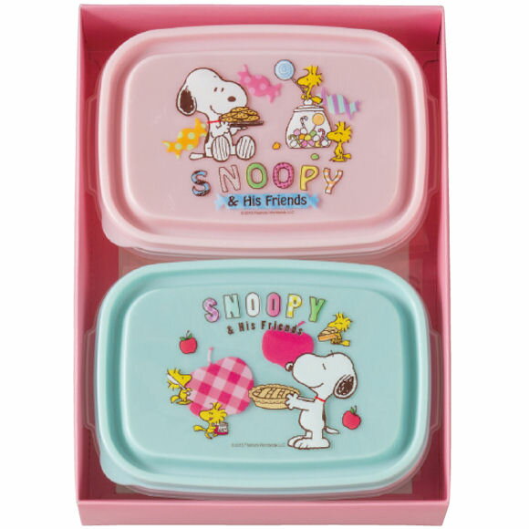 【内祝いに かわいい】スヌーピー フードキーパー2点セット<※【入学内祝い 初節句 厄祝い バレンタイン 入学祝 お返し 食品 景品 出産内祝い 出産祝い お返し ギフト 結婚式 ・法事引き出物 結婚内祝い・快気祝い・香典返し 満中陰志 忌明け】>【キャラクター】