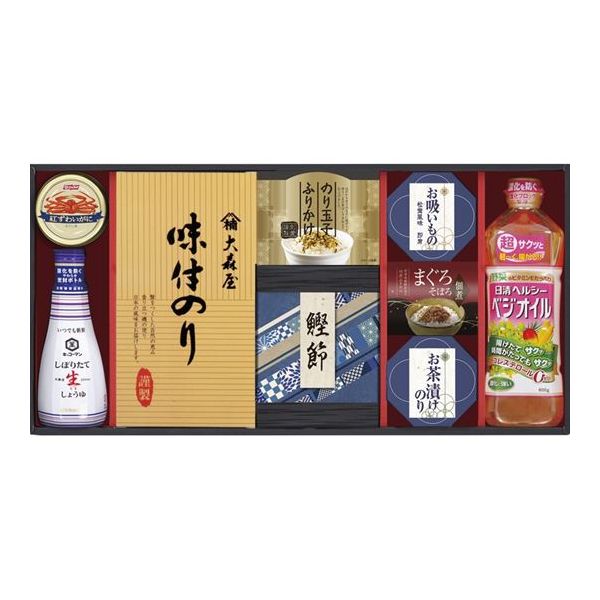 【内祝い お返し 送料無料※沖縄・離島除く 6%OFF】日清オイリオ&大森屋和食詰合せ WS-50＜※【出産 出産内祝い 出産祝い ギフト 結婚内祝い 結婚祝い 入学内祝い 入学祝 結婚式引き出物 法事】＞【ラッピング無料 おしゃれ オシャレ かわいい】