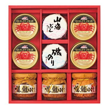 【内祝い かに缶 鮭 お返し 送料無料※沖縄・離島除く 10%OFF】瓶詰・缶詰セット SK-50 ＜※【出産内祝い お中元 父の日 出産祝い ギフト 結婚内祝い 結婚祝い 入学内祝い 入学祝 お返し 入学祝 結婚式引き出物 法事】＞【ラッピング無料 おしゃれ オシャレ かわいい】