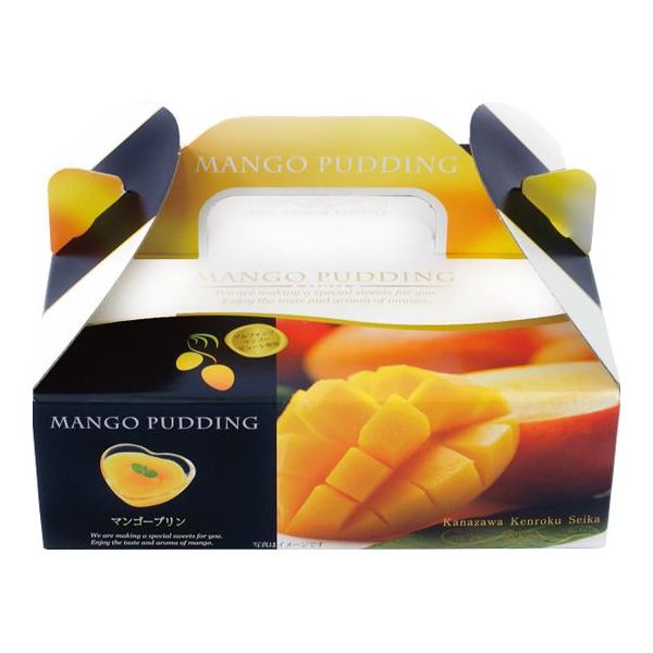 【内祝い 景品 お菓子 ギフト】金澤兼六製菓 マンゴープリンBOX（6個） MP-6 ＜【お返し 厄祝い バレンタイン お菓子ギフト 出産内祝い 出産祝い 結婚内祝い 結婚祝い ラッピング無料 プチギフト 退職 入学内祝い 入学祝 お返し かわいい 菓子折り】格安通販　バレンタイン　人気　ランキング