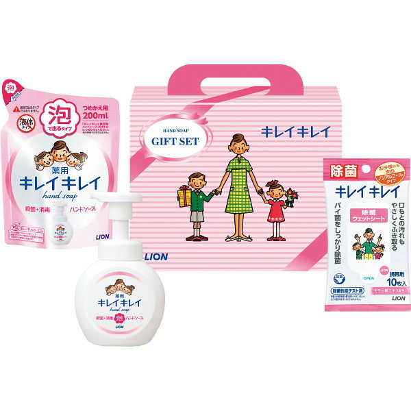 【送料無料 送料込※沖縄・離島除く】【内祝い お返し】ライオン キレイキレイギフトセット LKG-10V<※【入学内祝い 初節句 成人内祝 バレンタイン 出産内祝い ギフト 結婚内祝い 香典返し 挨拶状無料 法事 快気祝い 引越し 挨拶 粗品】>【ラッピング無料】