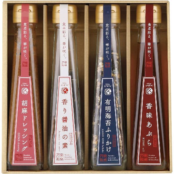 調味料 オクルヤ 調味料詰合せ 食卓の彩り SC-4S 食品 出産内祝い 内祝い 結婚内祝い 快気祝い 入学内祝い 成人内祝い 香典返し お返し 内祝い プレゼントのサムネイル