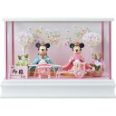 お祝い ギフト 送料無料 メーカー直送 吉徳 ディズニー 親王ケース飾り 331386 代引き後払い不可品 出産祝い 初節句 誕生日 プレゼント 孫の日 おひなさま ひな人形 ひな飾り お雛様 雛人形 雛飾り 女の子 ミッキー ミニー 贈りもの