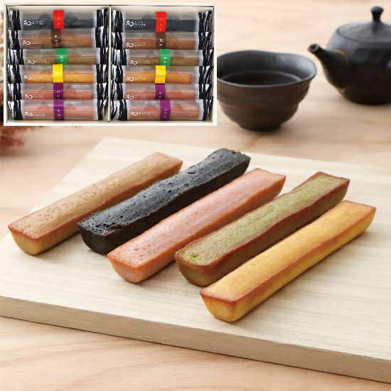 【送料無料】カラフル スティックフィナンシェ<和>12本 菓子折り 内祝い お返し 出産内祝い 結婚内祝い 快気祝い 入学内祝い 香典返し お供え 手土産 法事...