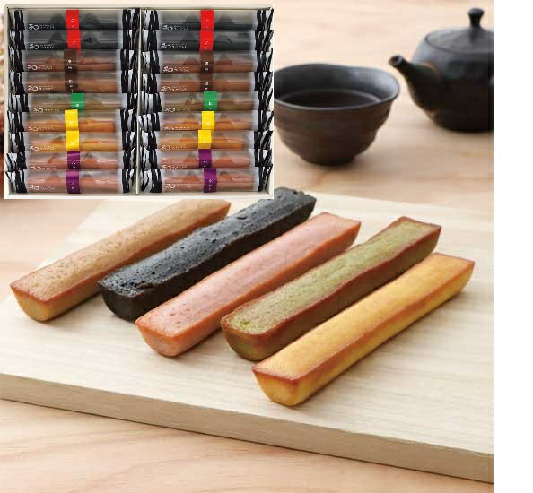 【送料無料】カラフル スティックフィナンシェ 18本 菓子折り 内祝い お返し 出産内祝い 結婚内祝い 快気祝い 入学内祝い 香典返し お供え 手土産 法事 /...