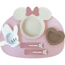 内祝い お祝い ギフト ベビー用品 アイコンランチプレート ミニーマウス×ピンクベージュ 307009 のし包装不可品 出産内祝い 結婚内祝い 入学内祝い 成人...