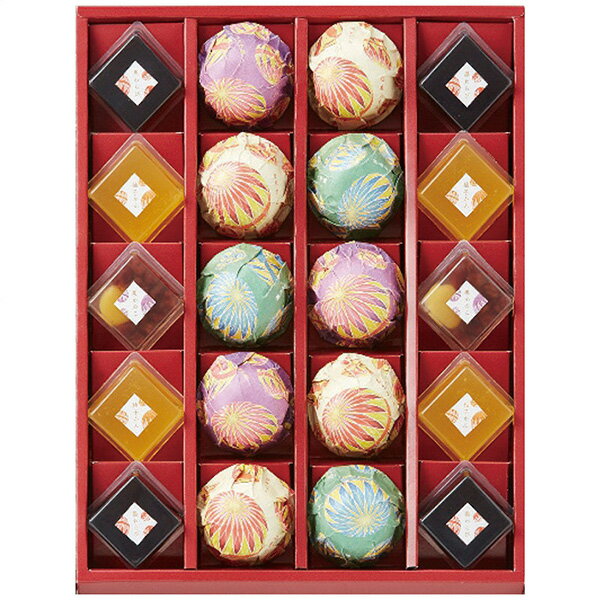 お歳暮 ギフト ひととえ 菓と果＜てまり＞ KTA-20 和菓子 内祝い お祝い お返し 出産内祝い 結婚内祝い 香典返し のし包装 メッセージカード無料(4)