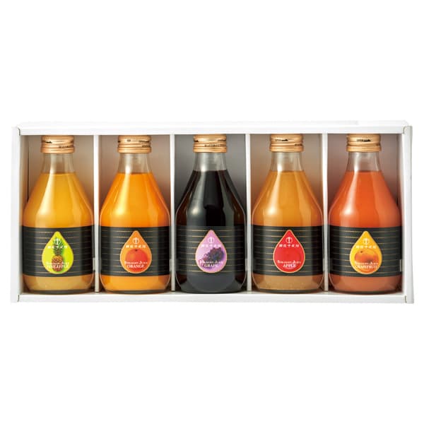 送料無料 メーカー直送 銀座千疋屋 銀座ストレートジュース5本 代引き後払い対応不可品 フルーツジュース 飲料 100% 内祝い お返し 出産内祝い 結婚内祝い...