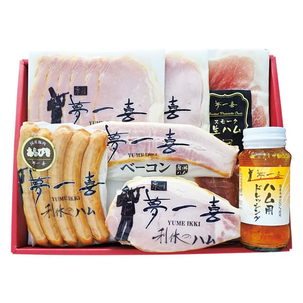 お中元 2025 ギフト ハム 送料無料 メーカー直送 大阪「夢一喜」 熟成ハム・ウィンナー詰合せ 1980054 代引き後払い不可品 御中元 中元 暑中見舞い 暑中御見舞 残暑見舞い 夏ギフト 夏 お礼 ご挨拶 贈りもの 贈り物