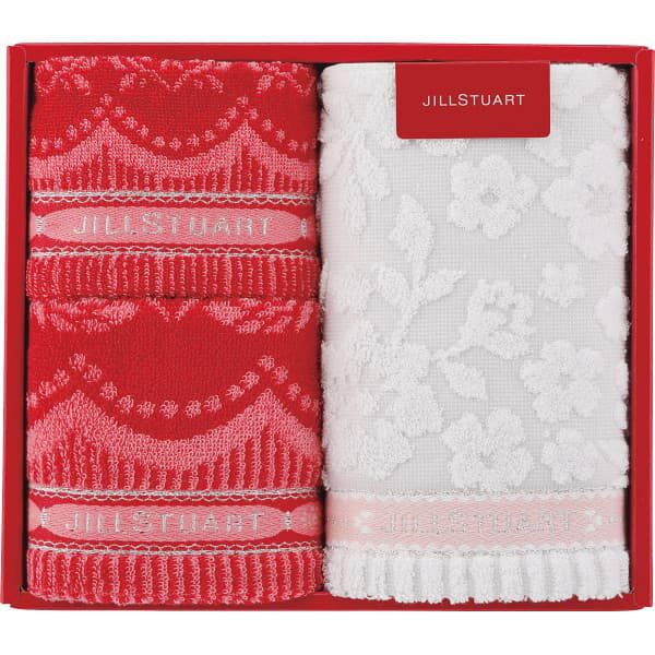 送料無料 送料込※沖縄・離島除く ジルスチュアート ボヌール フェイスタオル・タオルハンカチセット 58..