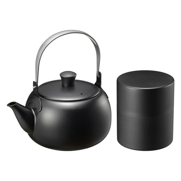 送料無料 燕三 ステンレスつる手急須500ml&茶筒 （小） EM-084 キッチン テーブルウェア ギフト 内祝い お祝い お返し 出産内祝い 結婚内祝い 香典返し お供え のし包装 メッセージカード無料 内祝い 退職 お礼 ＜2026年新登場＞