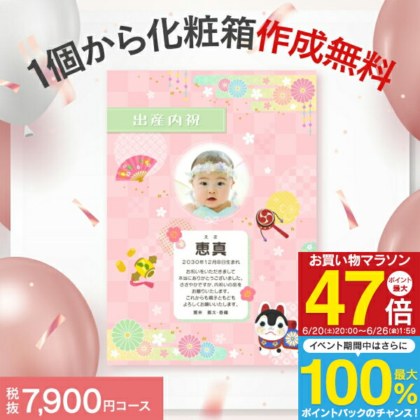 Rakuten - 出産内祝い カタログギフト 7900円コース 送料無料 ゆうパケット配送 Nature ナチュール 内祝い お返し 命名札 写真入り 名入れ対応 オリジナル化粧箱対応 お礼 のし包装 メッセージカード無料