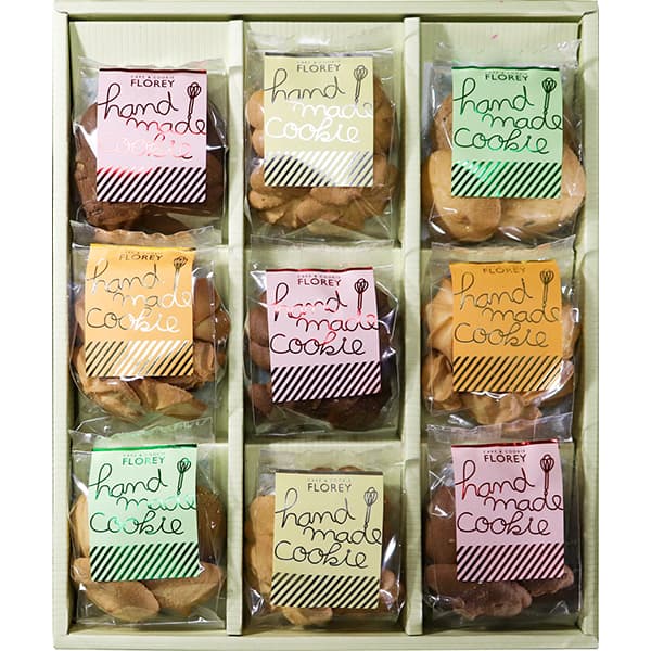 【送料無料】洋菓子のフロリー 手作りクッキー アソートギフト 菓子折り 内祝い お返し 出産内祝い 結婚内祝い 快気祝い 御祝い 入学内祝い 手土産 香典返し 引き出物 法事 ／のし包装 メッセージカード無料 七五三のサムネイル