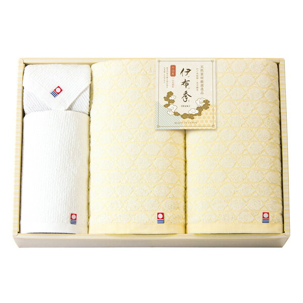 Towel - 今治 伊布季 いぶき IBUKI バス・フェイス・ハンドタオルセット 78050 送料無料 送料込※沖縄・離島除く 今治タオル ギフト 内祝い お祝い お返し 出産祝い 出産内祝い 結婚祝い 結婚内祝い 香典返し お供え 入学内祝い 退職 お礼 ＜2026年新登場＞