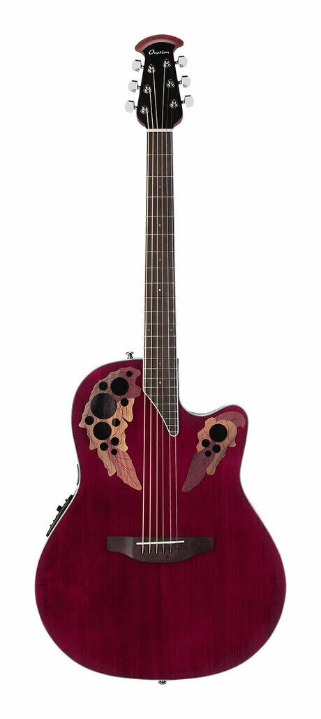 Ovation Celebrity CE44-RR-G / Ruby Red 쥢 Elite / Mid-depth Bodyڥݥ10ܡ