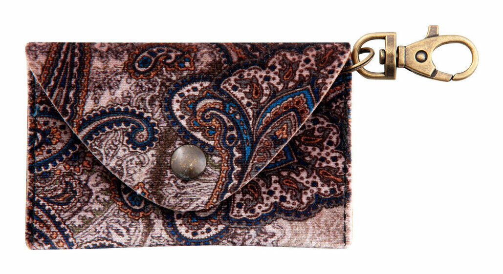 【メール便・送料無料・代引不可】RightOn! STRAPS BIG PICK POUCH PAISLEY Brown【ポイント5倍】