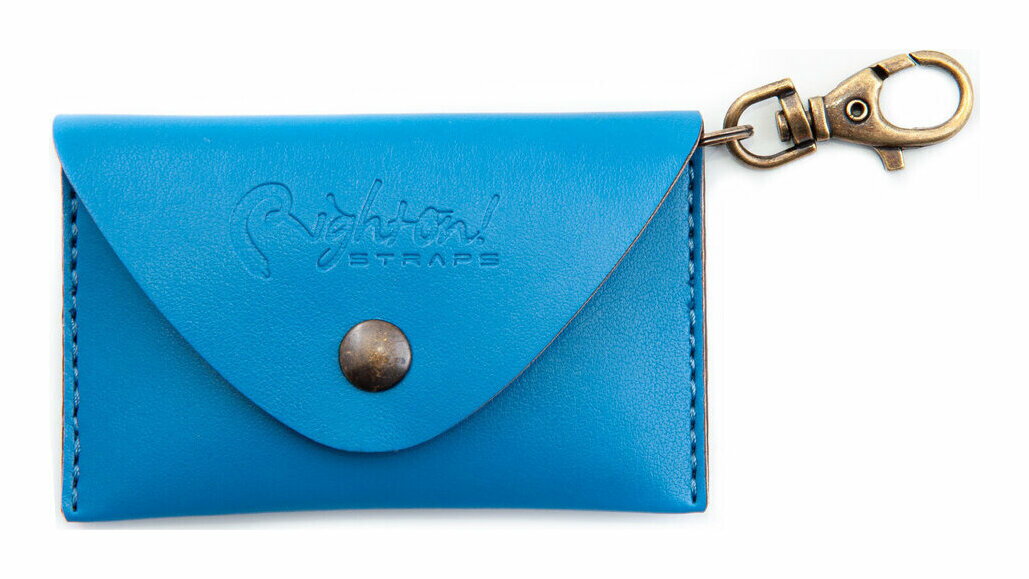 【メール便・送料無料・代引不可】RightOn! STRAPS BIG PICK POUCH PLAIN Blue【ポイント5倍】