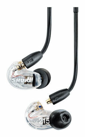 SHURE イヤホン 【送料込】SHURE SE215DYCL+UNI-A AONIC 215 有線タイプ 高遮音性イヤホン/クリア イヤフォン マイク・リモコン付