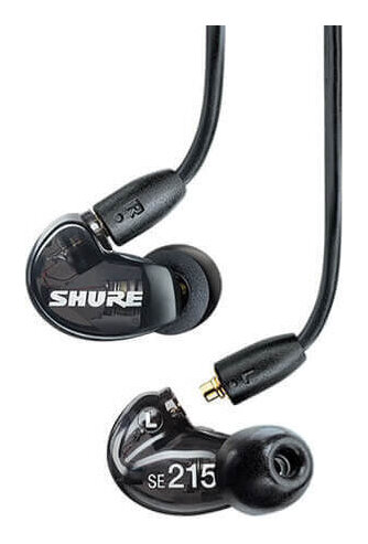 SHURE SE215-K-A 高遮音性 イヤホン/トランスルーセントブラック イヤフォン イヤーバッズ