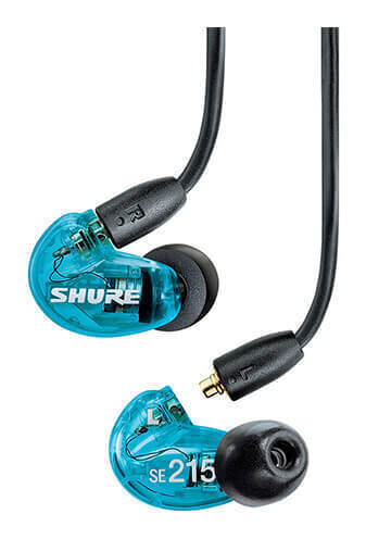 SHURE イヤホン 【送料込】SHURE SE215SPE-A 高遮音性 イヤホン/ブルー イヤフォン SE215 Special Edition