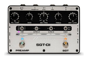 【送料込】Ampeg SGT-DI ベース用プリアンプ/DI SVTとB15のボイシング/オーバードライブ回路/キャビネット・シミュレーター搭載【正規輸入品】【国内正規品】【ポイント8倍】