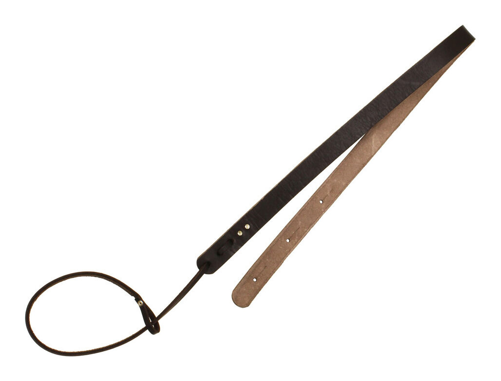 【メール便・送料無料・代引不可】ARIA SPS-2800MA DBR(Dark Brown) フラットマンドリン用 レザー ストラップ 本革