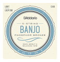 【メール便・送料無料・代引不可】【1セット】D’Addario ダダリオ EJ69 5弦 バンジョー ...