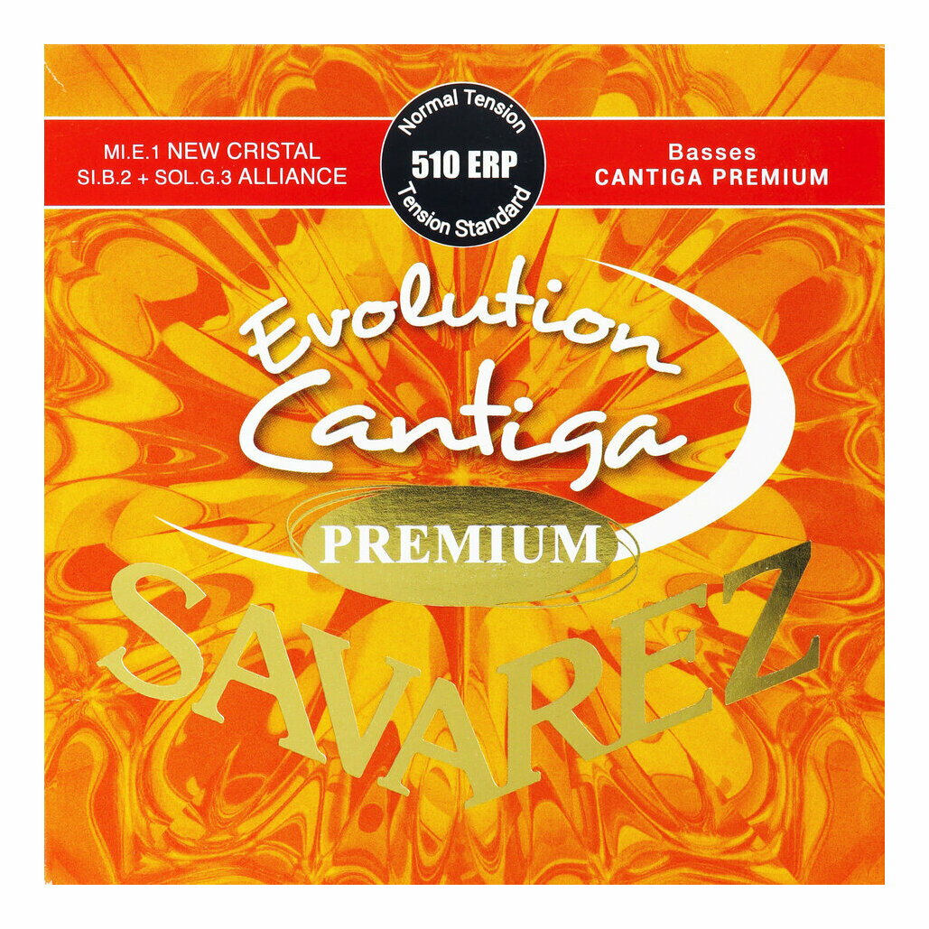 【メール便・送料無料・代引不可】SAVAREZ 510 ERP ×1 Normal tension Evolution Cantiga PREMIUM クラシックギター弦