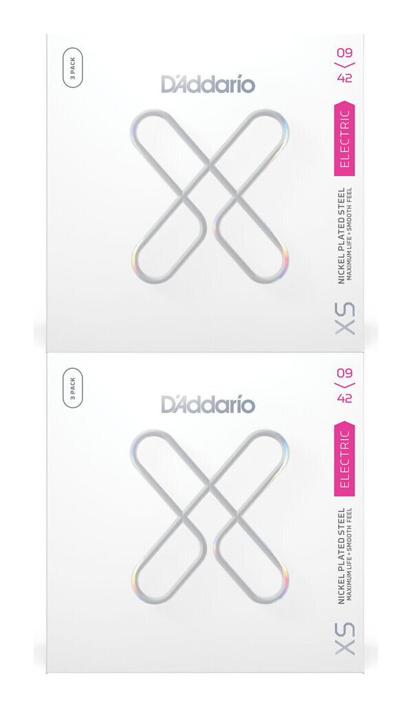 【ゆうパケット発送】・お問い合わせ番号による郵便追跡サービスがご利用いただけます。※一部定形外郵便発送商品には追跡サービスはございません。・お届けは郵便受けへの投函で完了となります。・日付・時間帯指定はお受けできません。・お届けまで2〜5日ほどかかります(お届け地域により異なります)。・繁忙期やお届け地域によっては10日前後かかる場合がございます。・配達の遅延・紛失または破損した場合の補償はございません。・郵便受けに入らないサイズの商品は持ち戻りになる場合がございます。D’Addario『XSシリーズ』の3パックセットが新たに追加されました。すべての巻弦に超極薄フィルムコーティングを、プレーン弦には独自のポリマーコーティング処理を施し、汚れや劣化を促進する物質から弦を保護します。最新のコーティング技術とD’Addario独自の製造技術が融合し、これまでに類を見ない革新的なコーティング弦です。超極薄コーティング:飛躍的に進歩した新たなコーティング技術によって作られる髪の毛の10分の1の厚さを下回る極薄のePTFEフィルムを採用。巻弦を汚れやホコリ等からしっかり保護し、フレッシュなトーンの長期持続を実現しました。NY STEEL:NYXLシリーズやXTシリーズ弦でも定評のあるD’Addario独自のNY Steel(高炭素スチール合金)は、従来の弦に比べ圧倒的な強度とチューニング安定性を誇ります。FUSION TWIST:Fusion Twist加工は、弦の弛みから発生するチューニングのずれを防止します。これにより、チューニング安定性に優れ破断耐久性もアップしました。