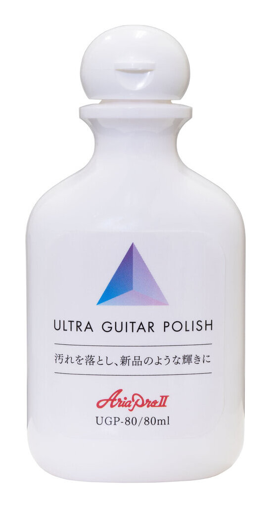 アルミナ系研磨剤を配合したギター用ポリッシュ。汚れ、小キズを落とすだけではなく、くすみを取り除き塗装本来の光沢を取り戻します。ペグやフレットなどの金属部分や、プラスチック、樹脂素材への使用も可能です。【使用上のご注意】ビンテージギターや使い込んだ楽器、ゴールドメッキ、ラッカー塗装など繊細な塗装に使用する際は十分ご注意ください。塗装に影響を与える可能性が有ります。目立たない場所で試してから使用してください。内容量:80 ml