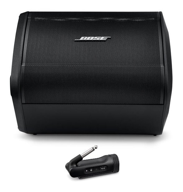 BOSE S1 PRO+ + WL INS TRANSMITTER 3チャンネル ミキサー/Bluetooth 搭載 ワイヤレス 小型 オールインワン PA スピーカー/楽器用ワイヤレス送信機付