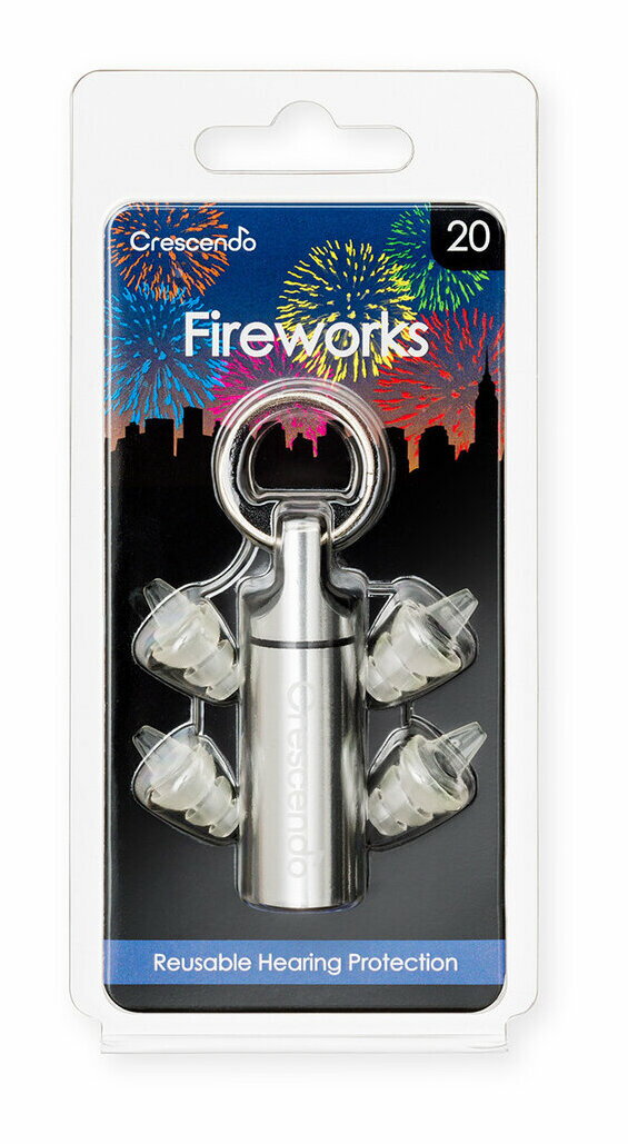 【メール便・送料無料・代引不可】Crescendo Fireworks 20 花火用 イヤープロテクター 耳栓