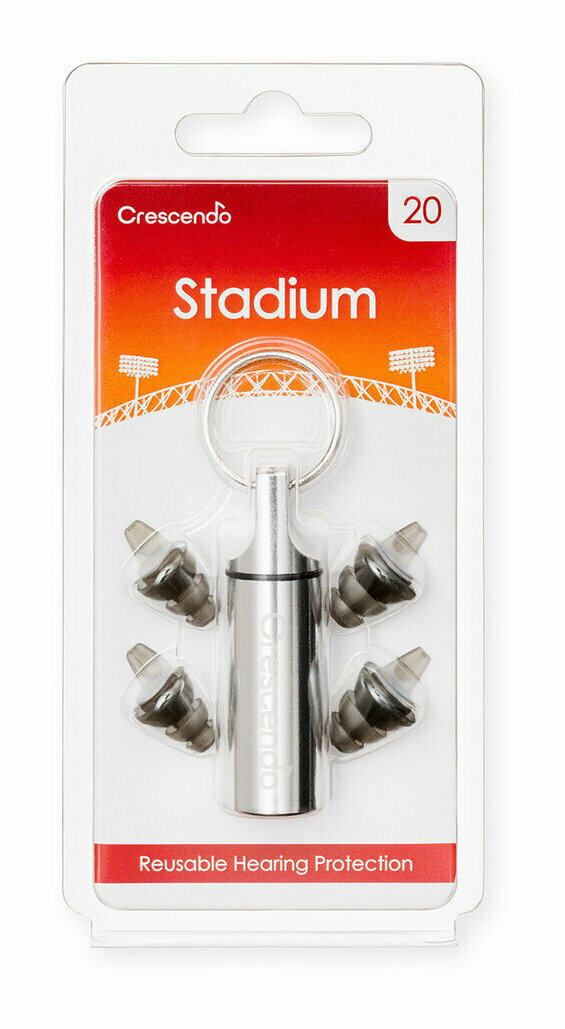 【メール便・送料無料・代引不可】Crescendo Stadium 20 スポーツ観戦用 イヤープロテクター 耳栓
