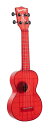 【送料込】KALA KA-WMT-RD-S Maritime Red 半透明 プラスティック製 ソプラノ ウクレレ WATERMAN シリーズ/トートバッグ付