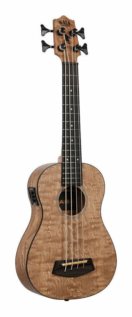 【送料込】KALA UBASS-QA-FS Quilted Ash ラウンドワウンド弦仕様 ピックアップ搭載 エレクトリック U・BASS/ギグバッグ付【ポイント5倍】
