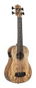 【送料込】KALA UBASS-SP-MNG-FS Spalted Mango ラウンドワウンド弦仕様 ピックアップ搭載 エレクトリック U・BASS/ギグバッグ付【ポイント5倍】