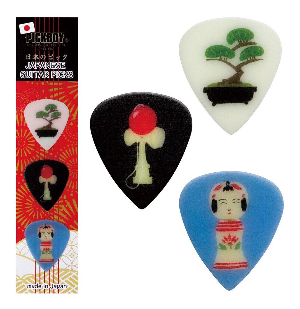 【メール便・送料無料・代引不可】PICKBOY ピックボーイ PB100/MG 日本のギター ピック/おみやげ お土産にも最適