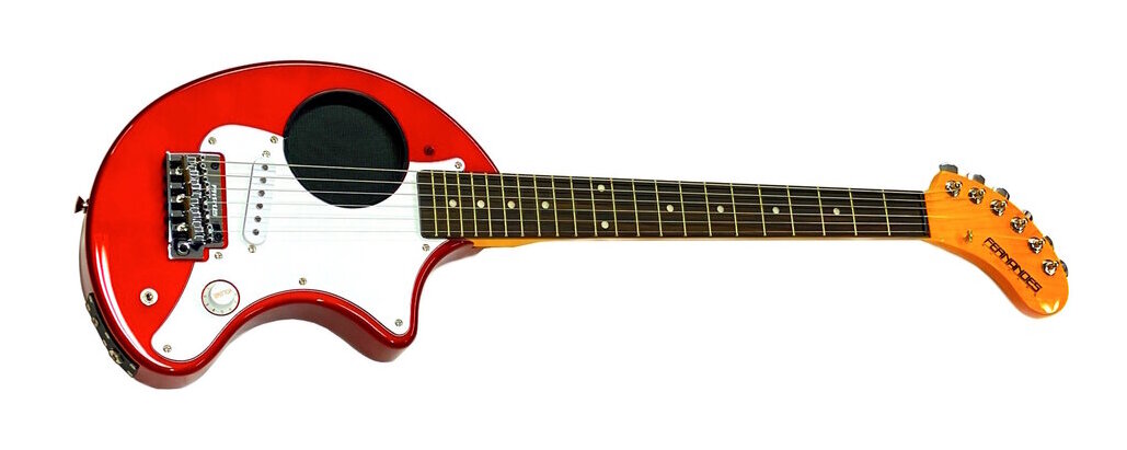 【送料込】FERNANDES ZO-3 ST ’22 CAR/L スピーカー内蔵 ミニエレキギター/ケース付【ポイント5倍】