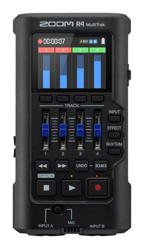 【送料込】ZOOM R4 MultiTrak 32bitフロート対応、ミュージシャンのための4トラッ ...