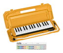 Melody Piano32鍵盤重量:約0.5kg寸法:42(L)x 10.5(w)x 3.5(D)cm※黒鍵・脚除く付属品・専用ABSケース(48x17x6 cm(脚除く)約0.7kg)・専用ホース・専用吹き口・ネームシール・お手入れクロス専用交換用ホース:PH-L専用交換用吹き口:PM-S※他社製品はご使用になれません。○仕様等につきまして予告無く変更する場合がございます。予めご了承下さい。