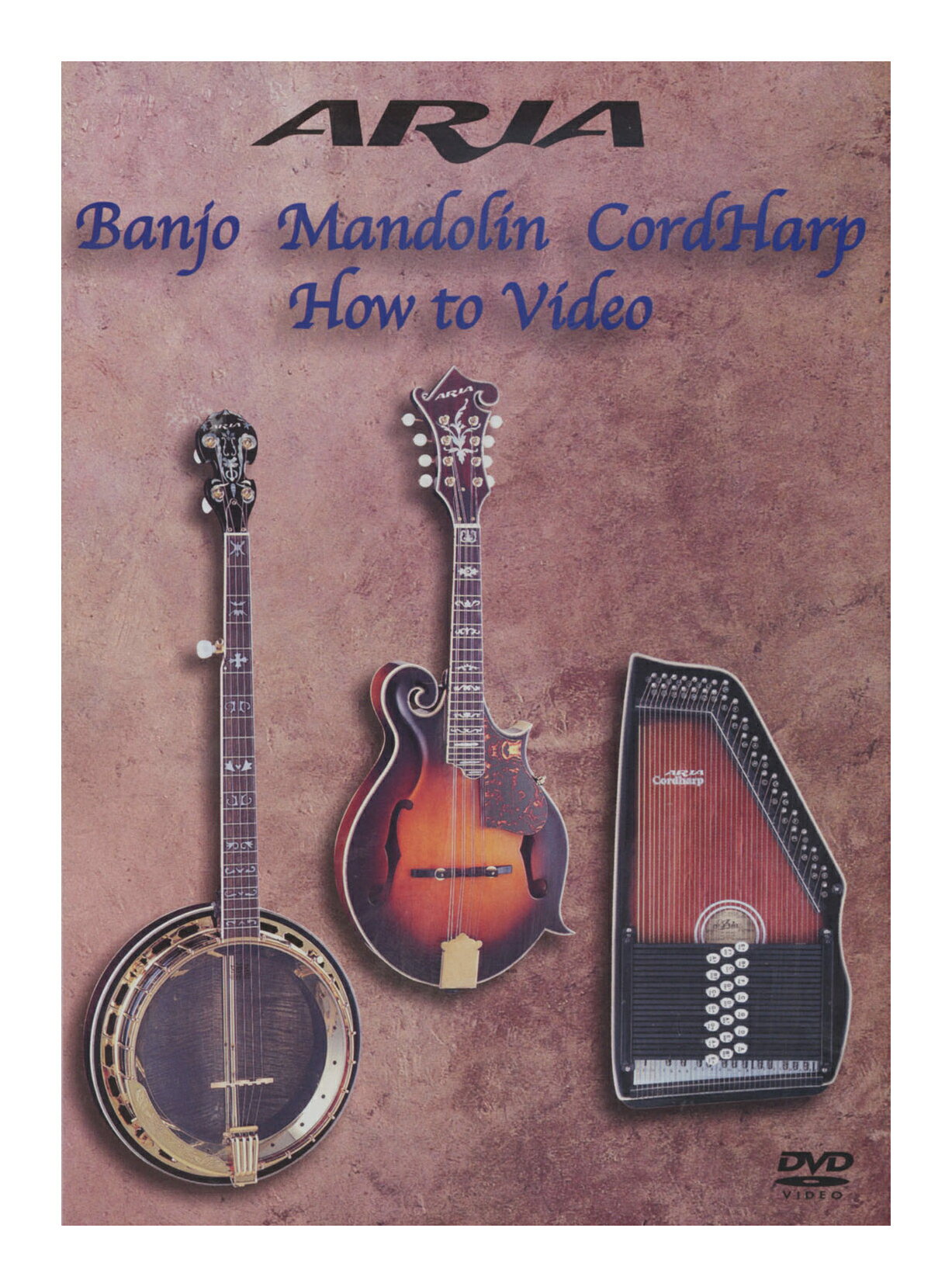 【メール便・送料無料・代引不可】ARIA 5弦バンジョー/マンドリン/コードハープ入門 教則DVD Banjo Mandolin Cord Ha…