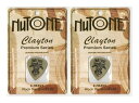 【メール便・送料無料・代引不可】【ピック ×2枚】Clayton NuTone STANDARD EXTRA HEAVY x2枚 新素材プロテインピック べっ甲代替素材