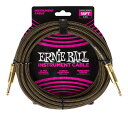 【送料込】ERNIE BALL 6432 ギターケーブル ブレイデッド・ジャケット Pay Dirt 5.49m S/S